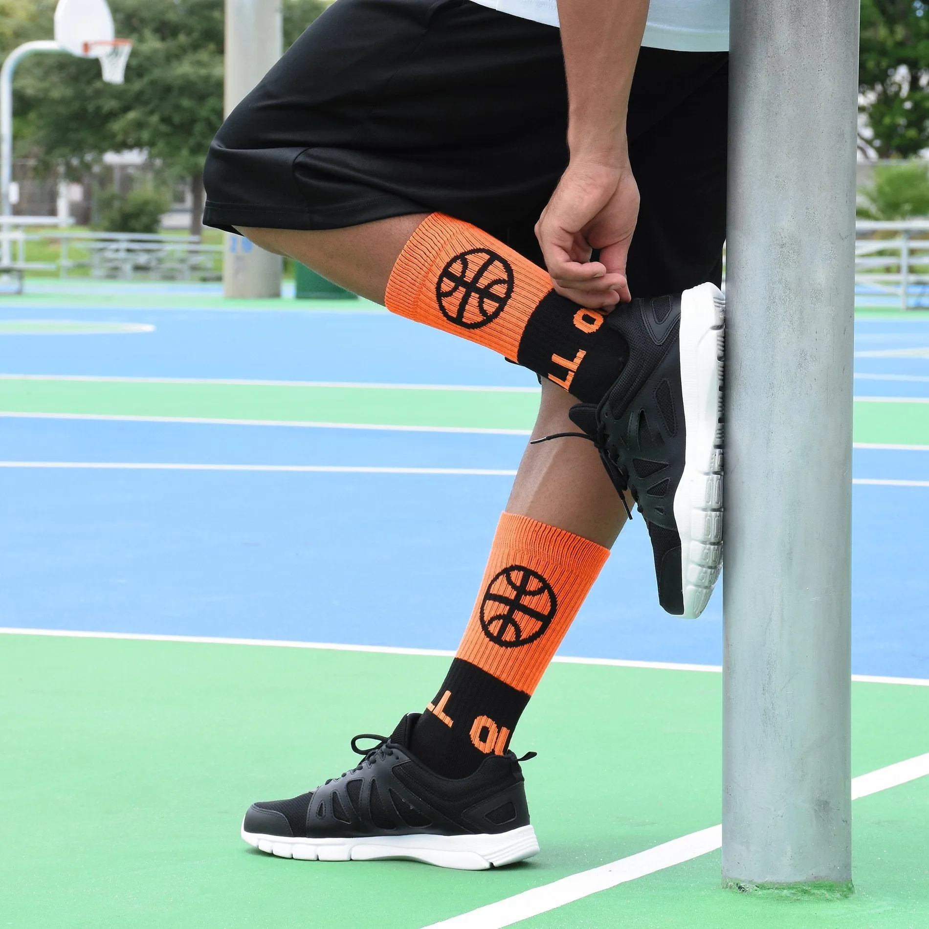 Orange Ballout Soft Socks