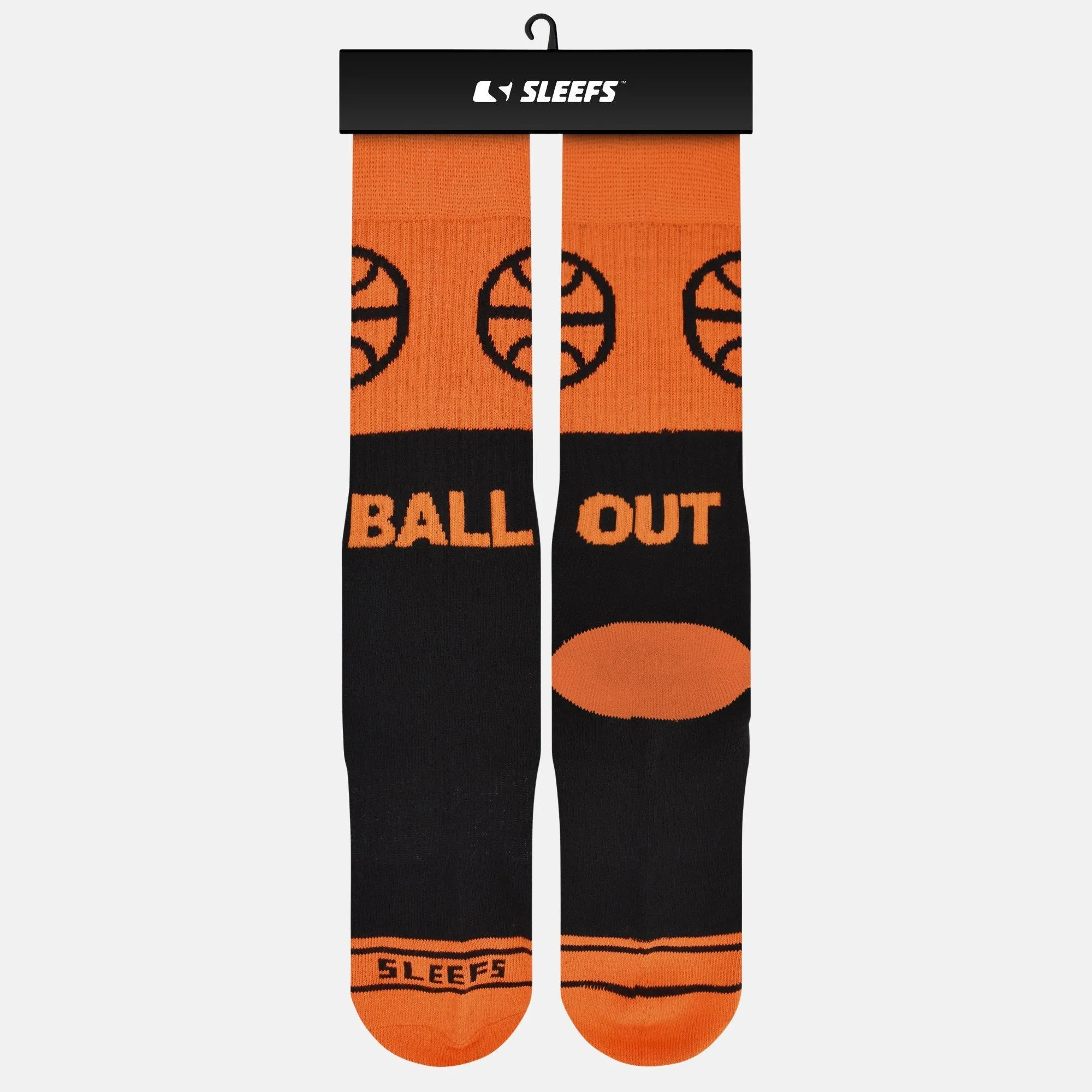 Orange Ballout Soft Socks