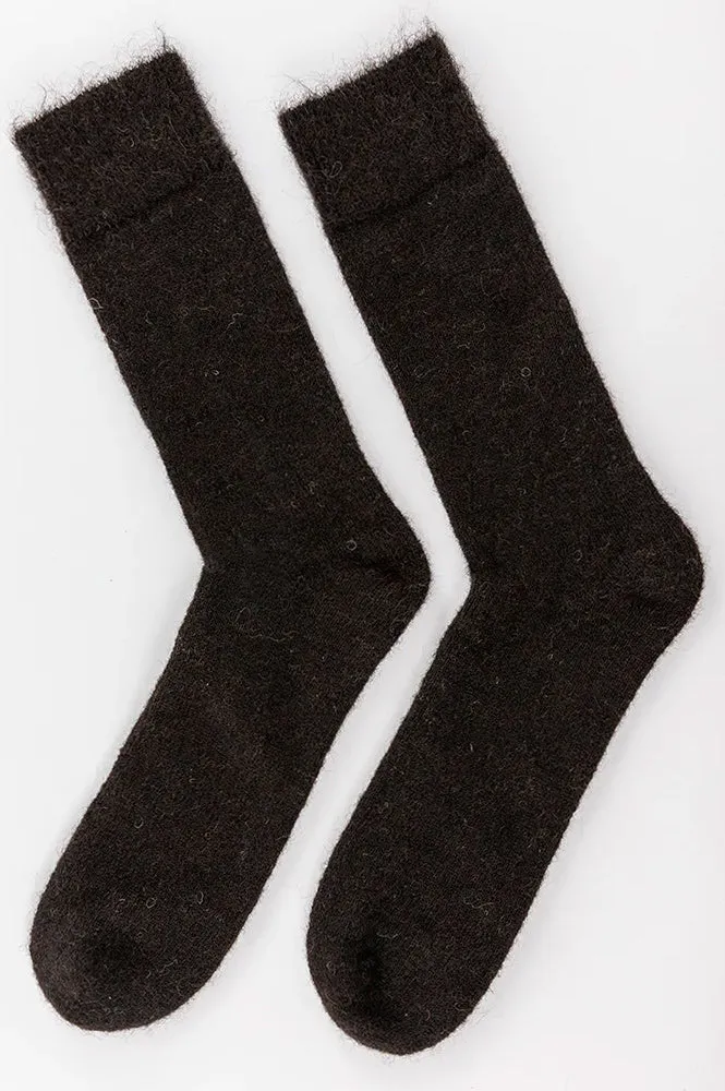 Pairs Ultra Soft Alpaca Everyday Charcoal Socks