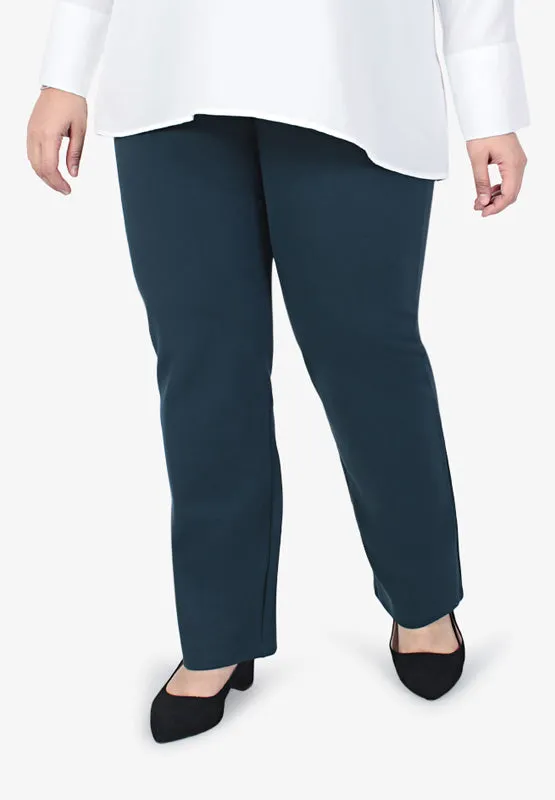 Phillipa Formal Work Pants - Teal