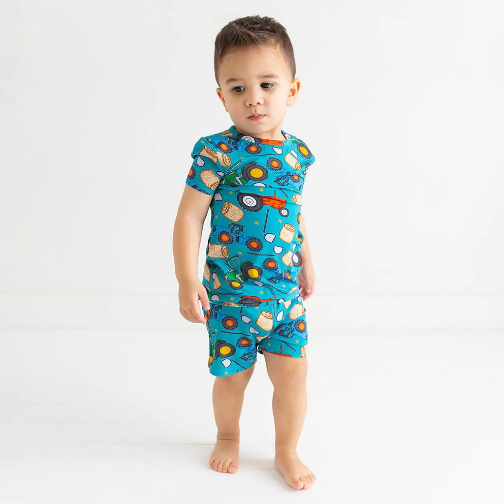 Posh Peanut Roberts Basic Short Sleeve & Short Length Pajama