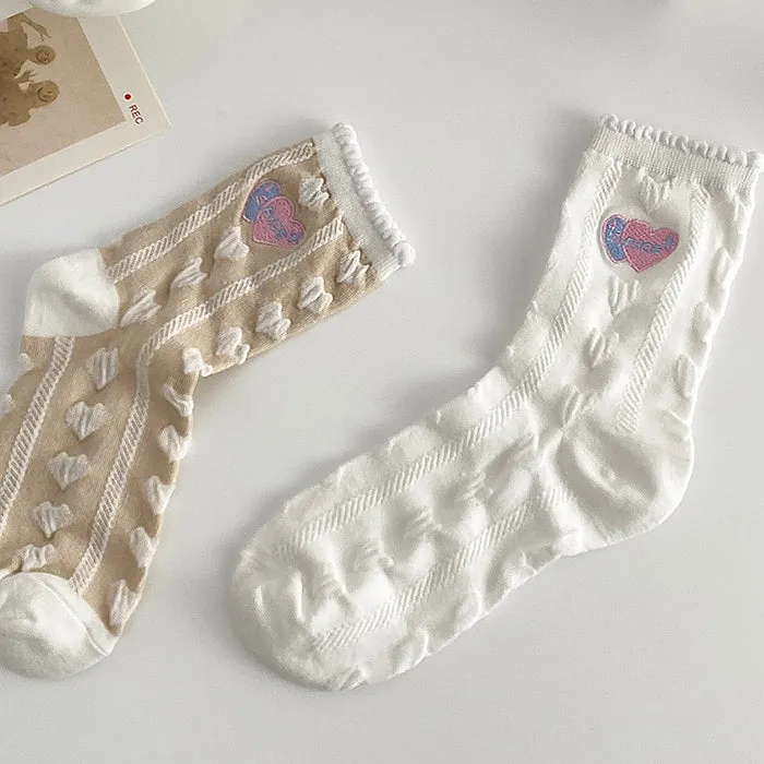 Soft Girl Ruffle Socks