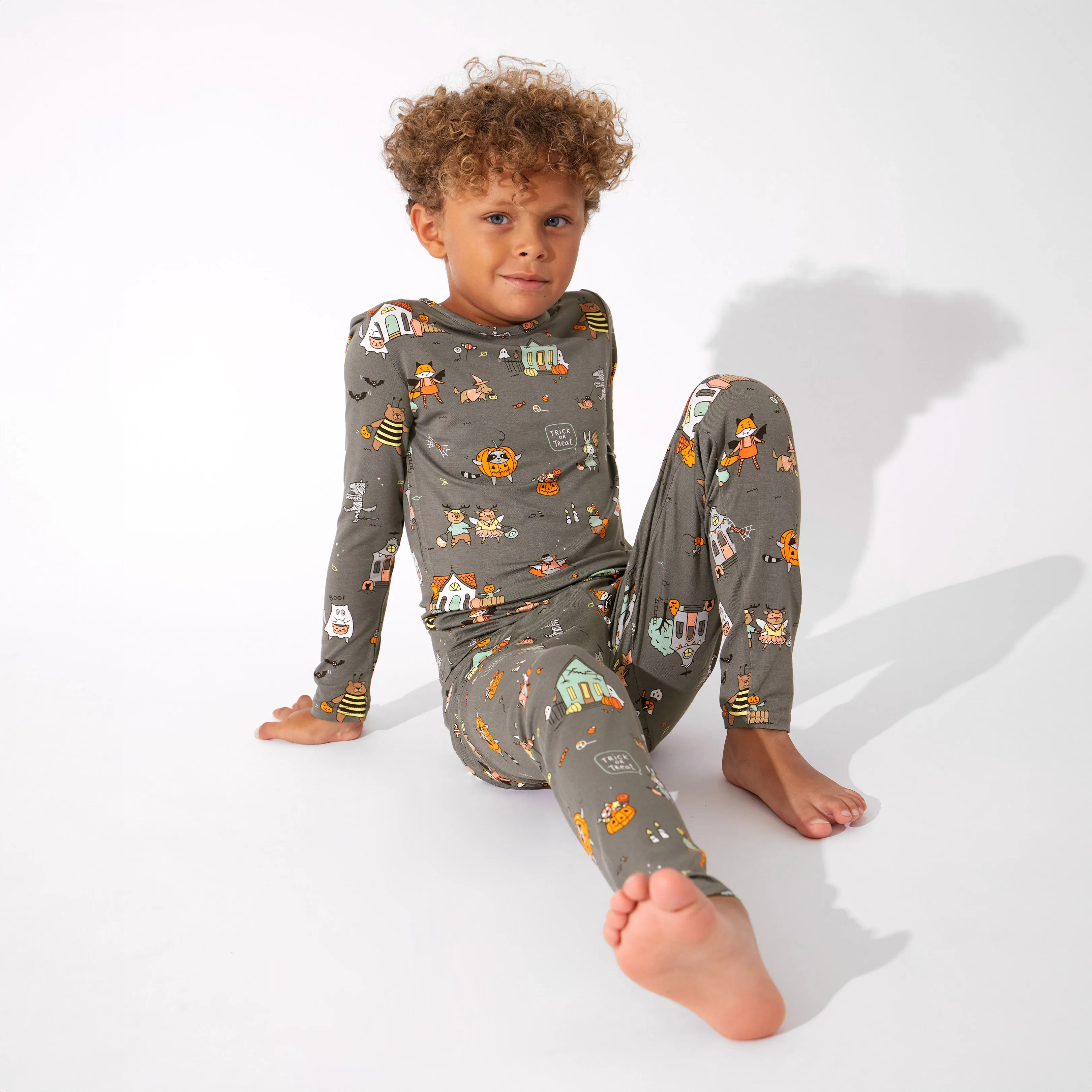 Trick or Treaters Bamboo Kids Pajamas