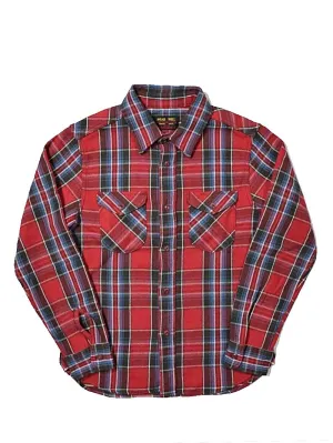 UES Clothing 502352 Heavy Flannel Shirt Red