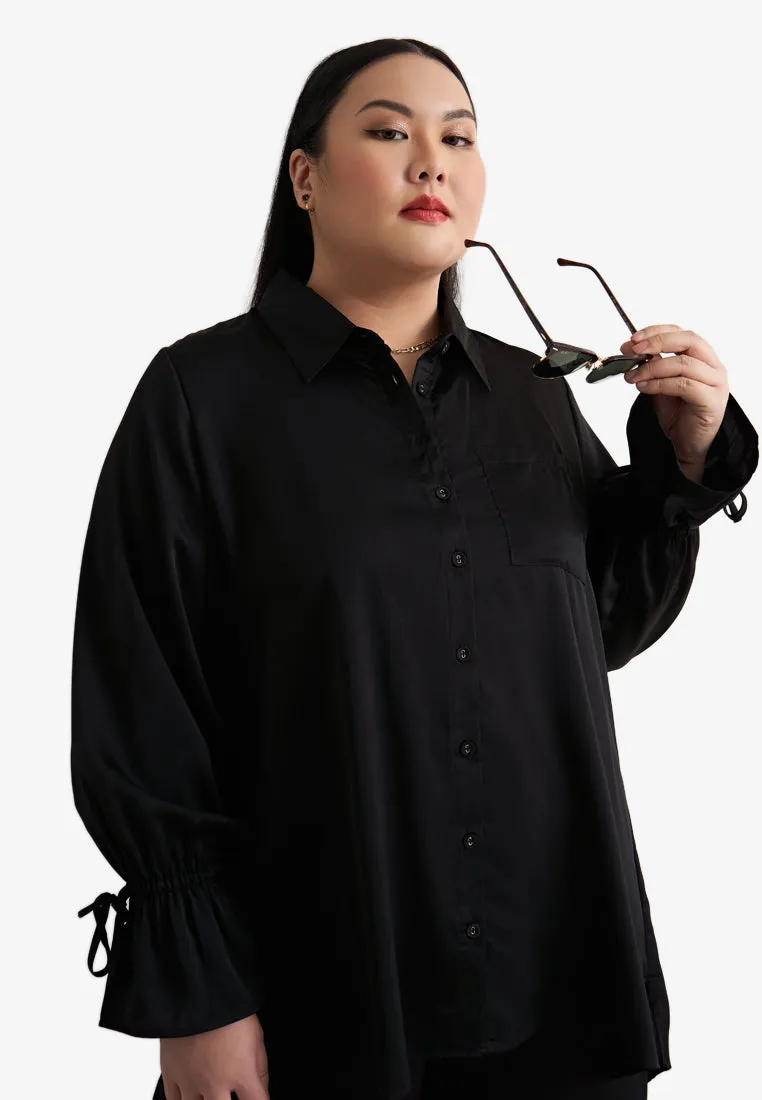 Valentia Elegant Party Satin Shirt