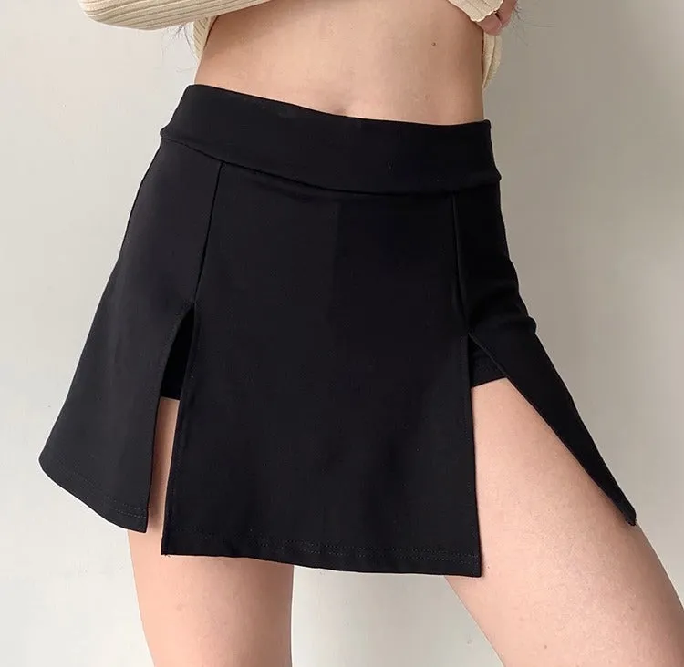 Wenkouban - Chic Double Split Skirt