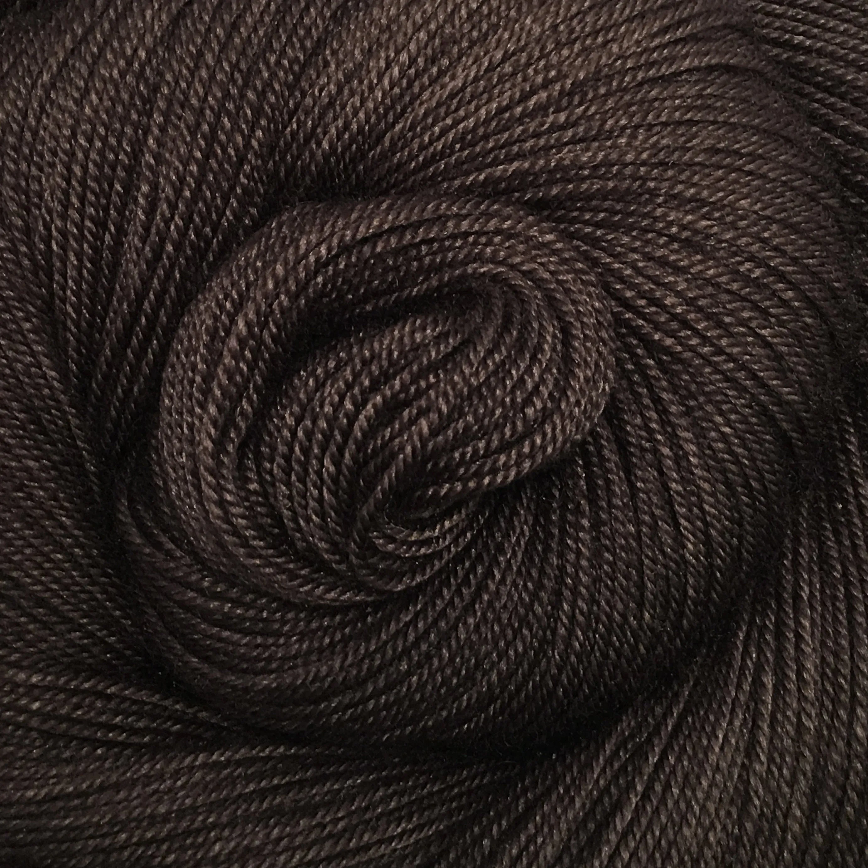 Yakity Yak Fingering Weight Yarn - Mocha Semi Solid